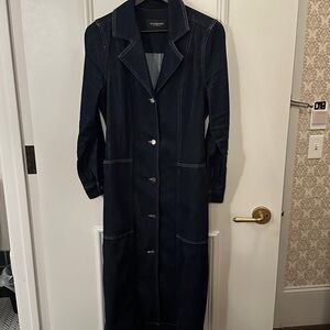 Liverpool Dark Blue Denim Jacket belted